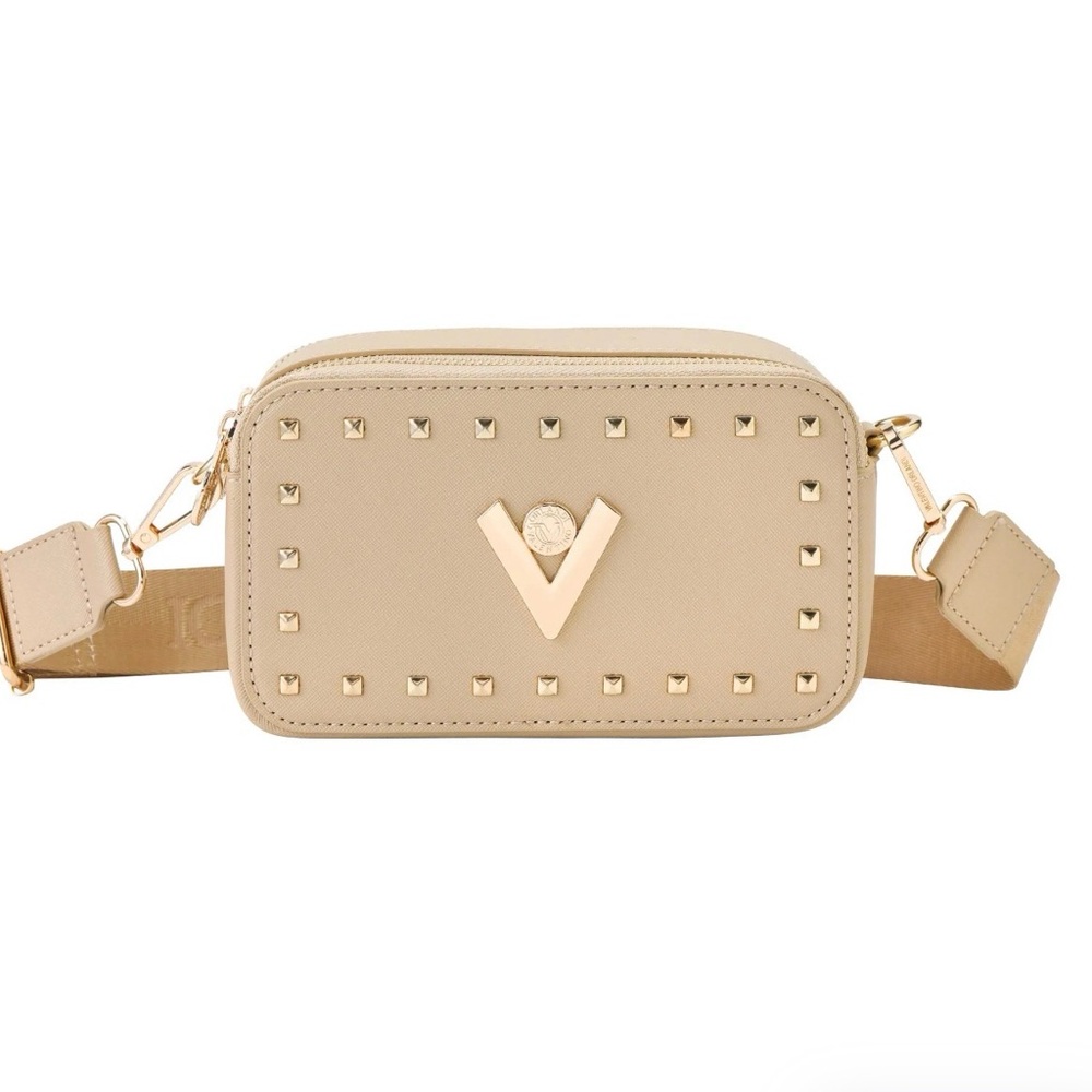 Valentino Orlandi Taupe Crossbody Bag